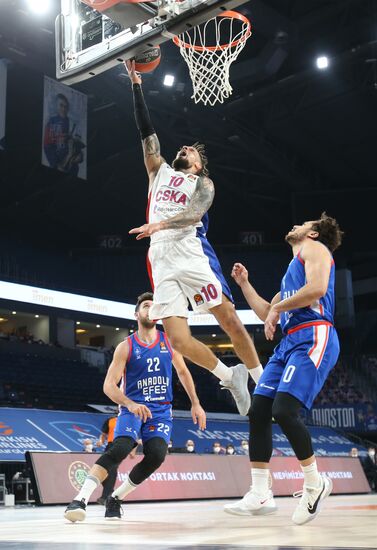 Turkey Basketball Euroleague Anadolu - CSKA