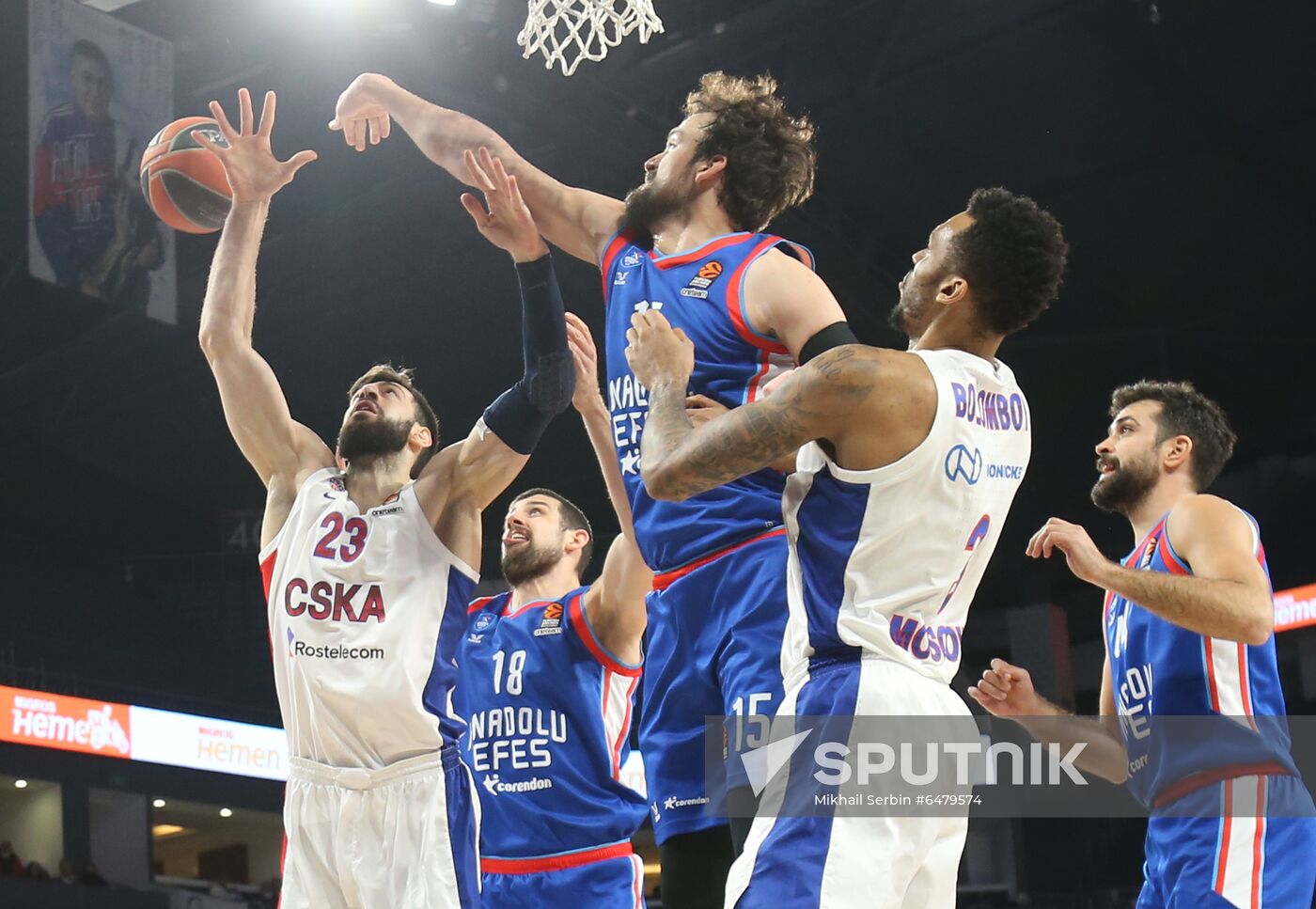 Turkey Basketball Euroleague Anadolu - CSKA