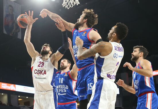 Turkey Basketball Euroleague Anadolu - CSKA