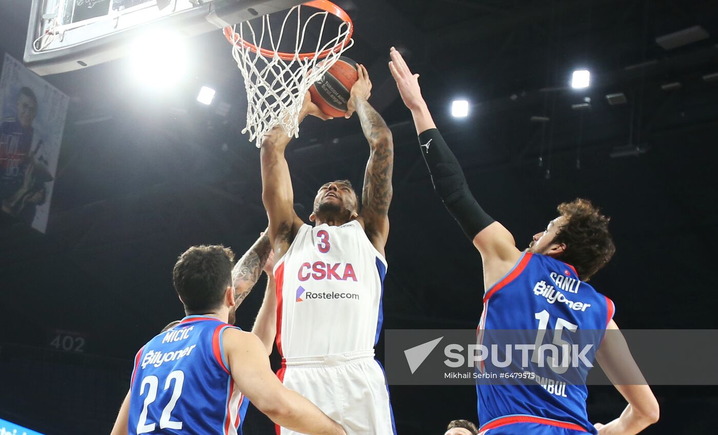 Turkey Basketball Euroleague Anadolu - CSKA