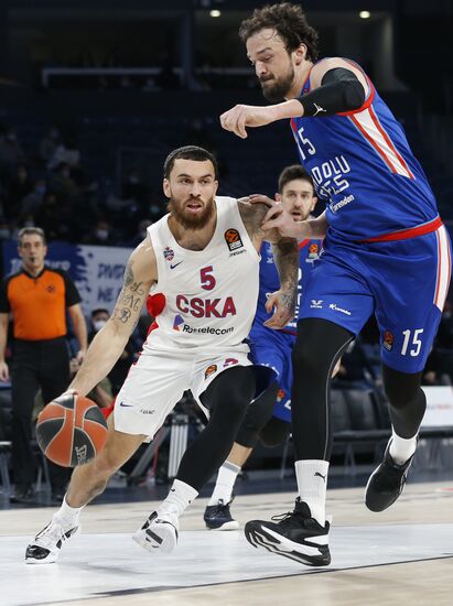 Turkey Basketball Euroleague Anadolu - CSKA