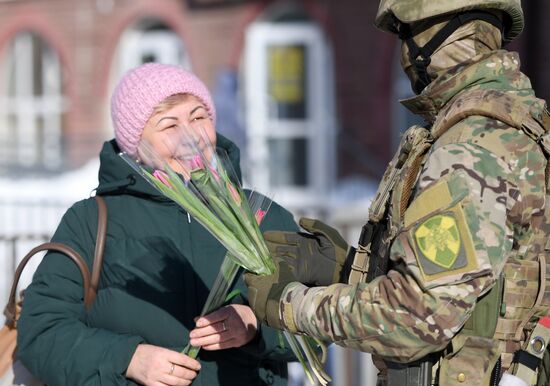 Russia Women's Day Preparation 