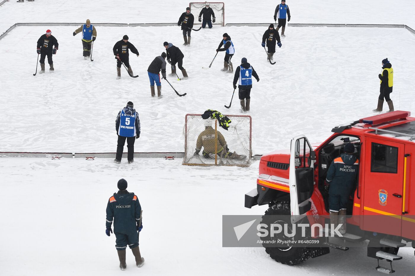 Russia Valenki Ice Hockey