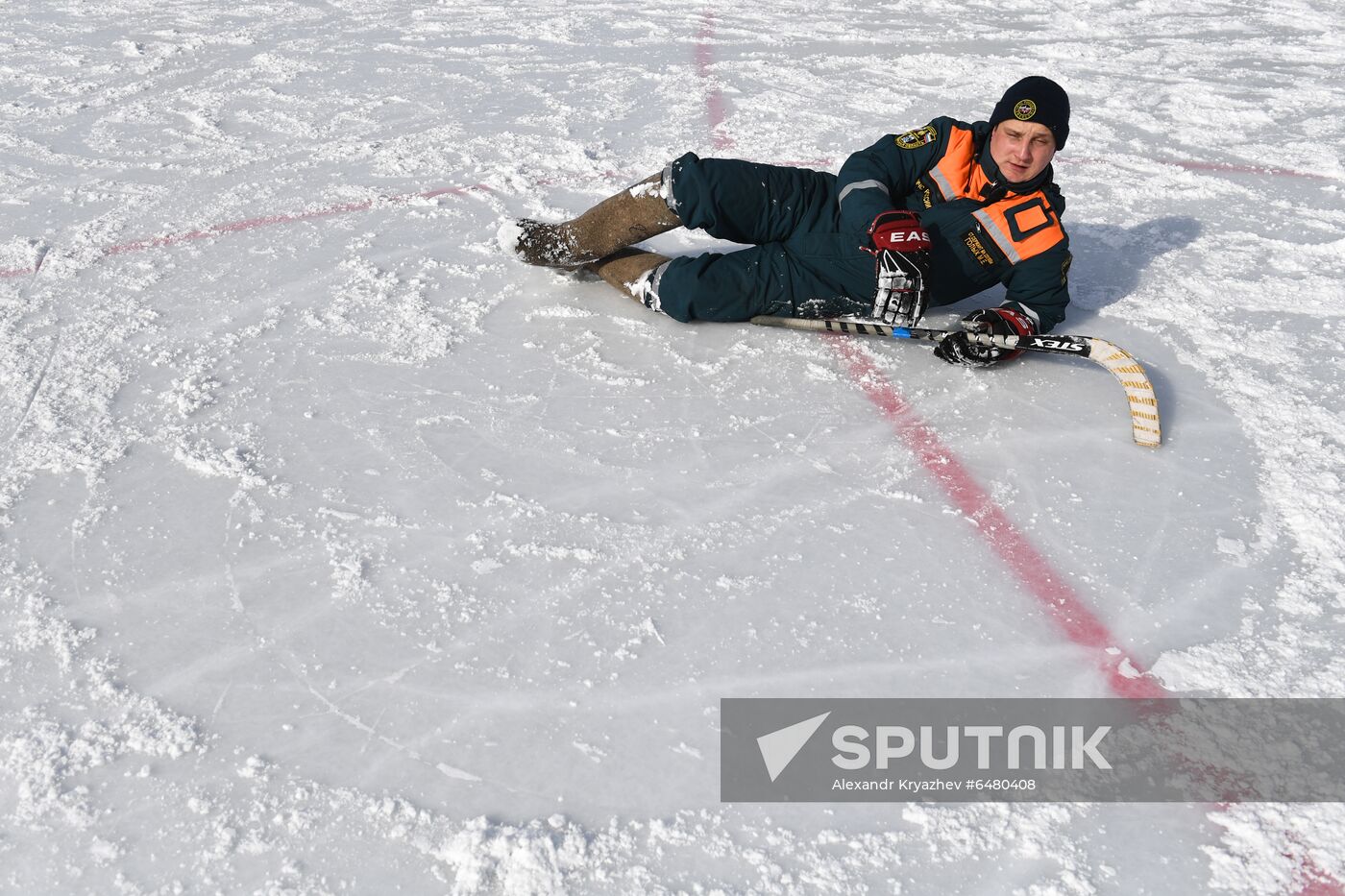 Russia Valenki Ice Hockey