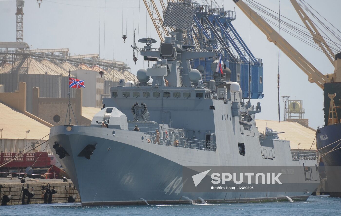 Sudan Russia Admiral Grigorovich Warship