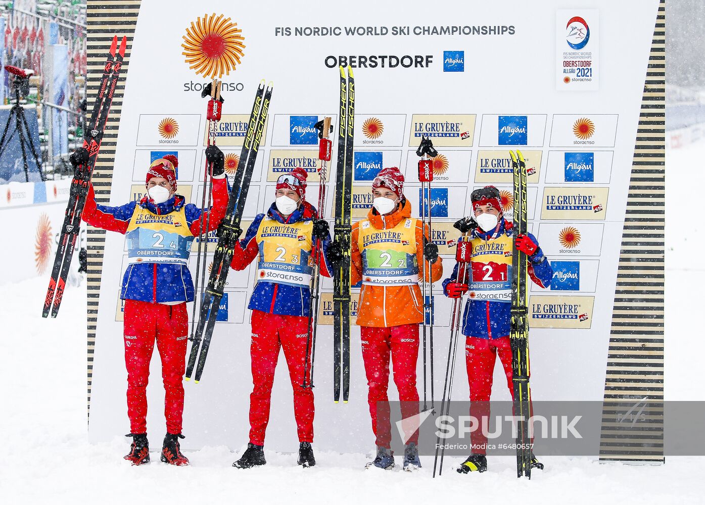 Germany Nordic Worlds Ski Men Relay Race