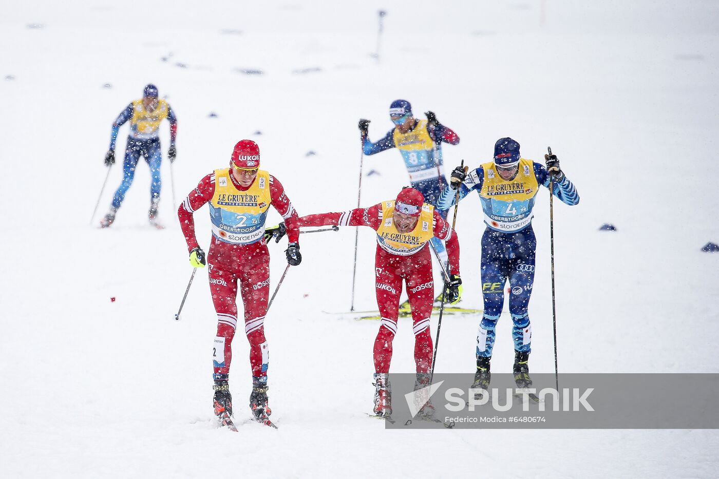 Germany Nordic Worlds Ski Men Relay Race