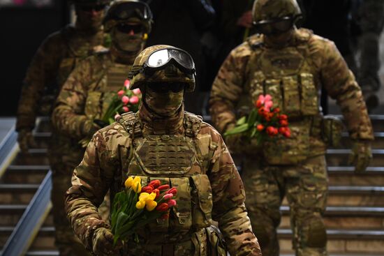Russia Women's Day Preparation 