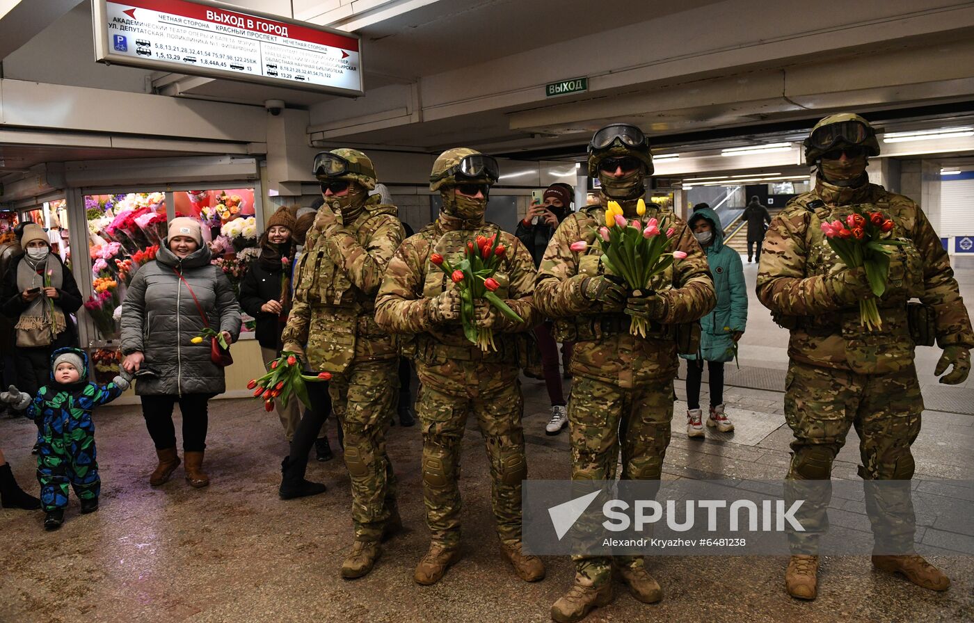 Russia Women's Day Preparation 