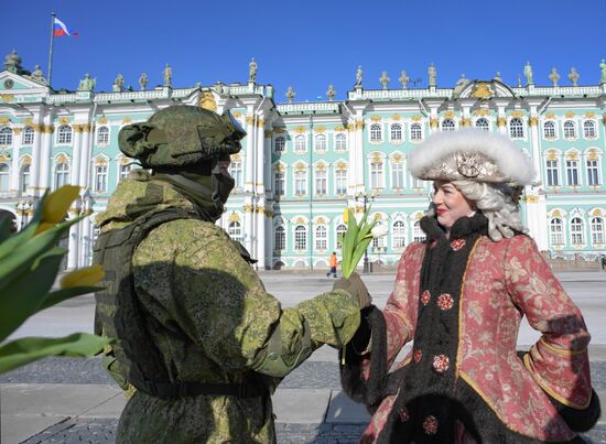 Russia Women's Day Preparation 