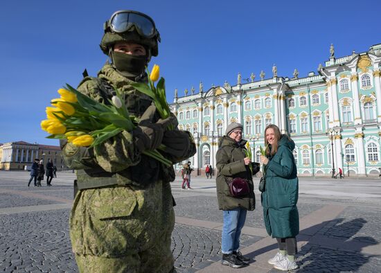 Russia Women's Day Preparation 