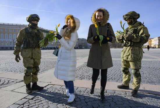Russia Women's Day Preparation 