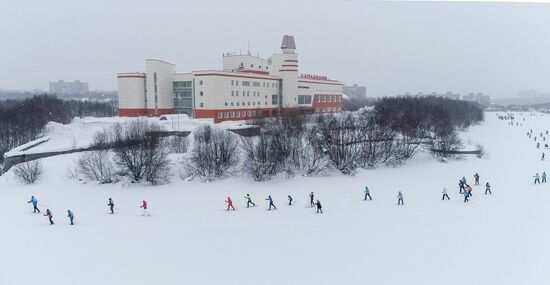 Russia Mass Ski Race