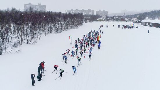 Russia Mass Ski Race