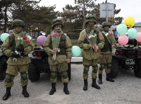 Russia Women's Day Preparation