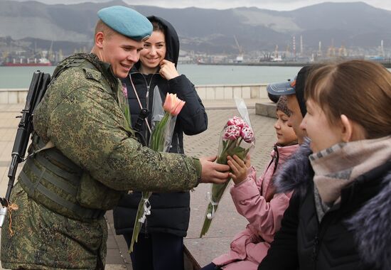 Russia Women's Day Preparation