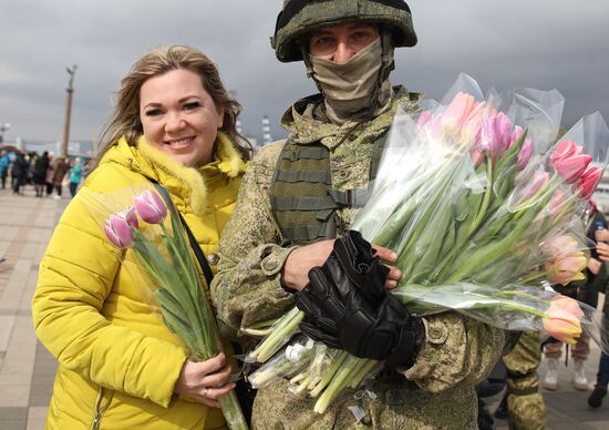 Russia Women's Day Preparation
