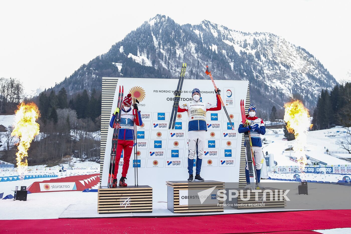 Germany Nordic Worlds Ski Men Mass Start