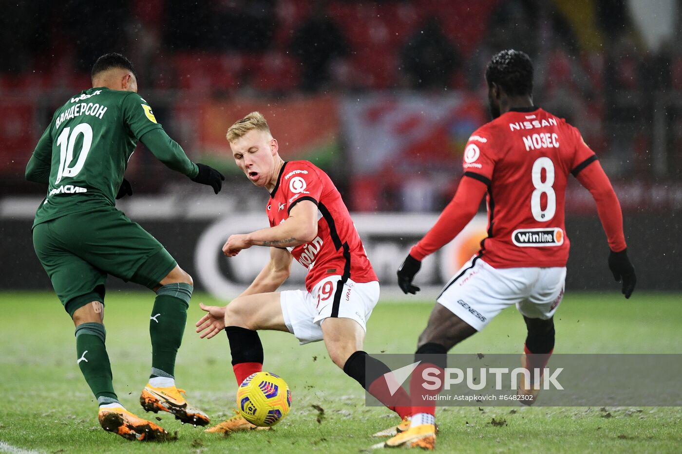 Russia Soccer Premier-League Spartak - Krasnodar