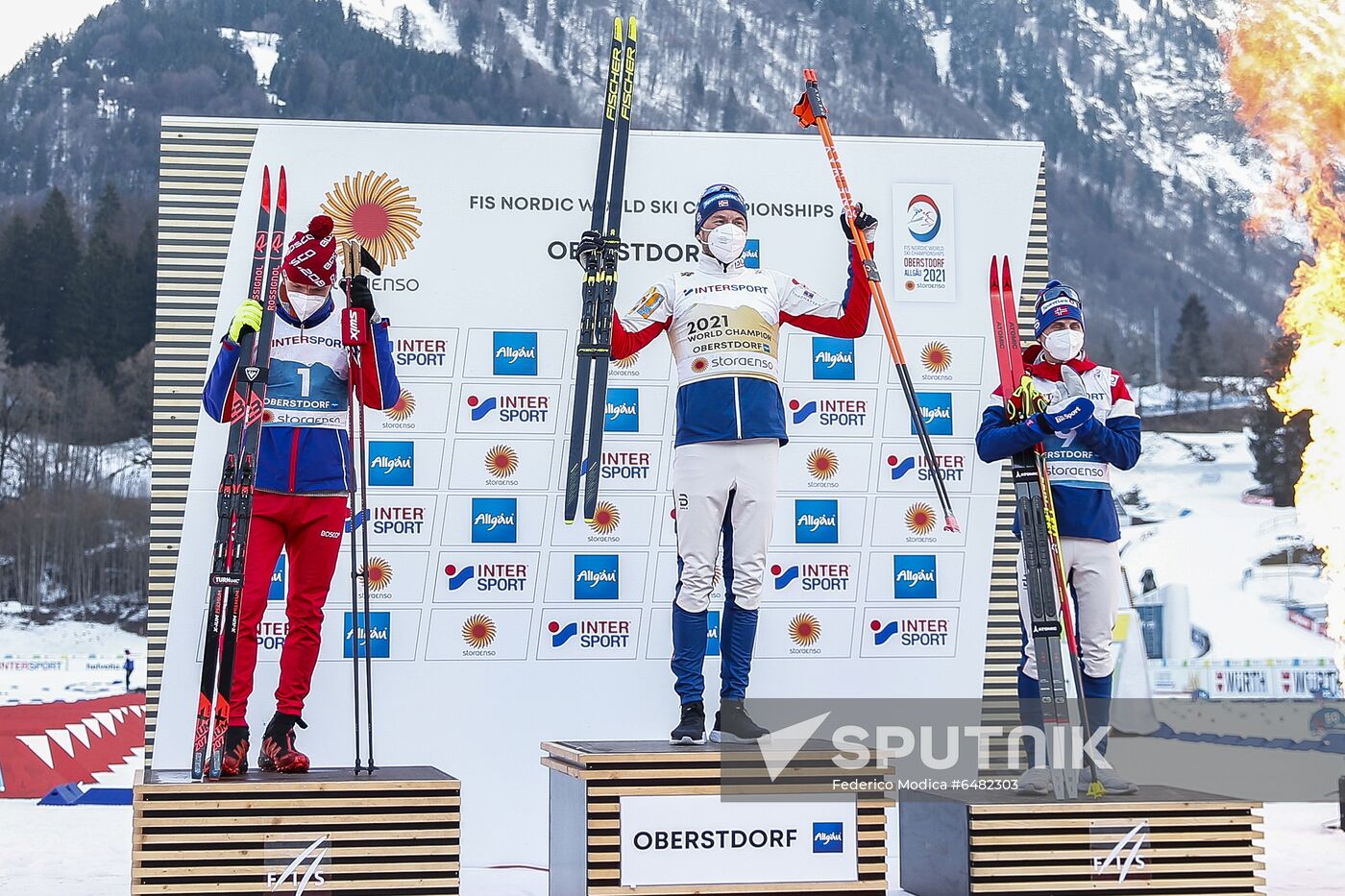 Germany Nordic Worlds Ski Men Mass Start
