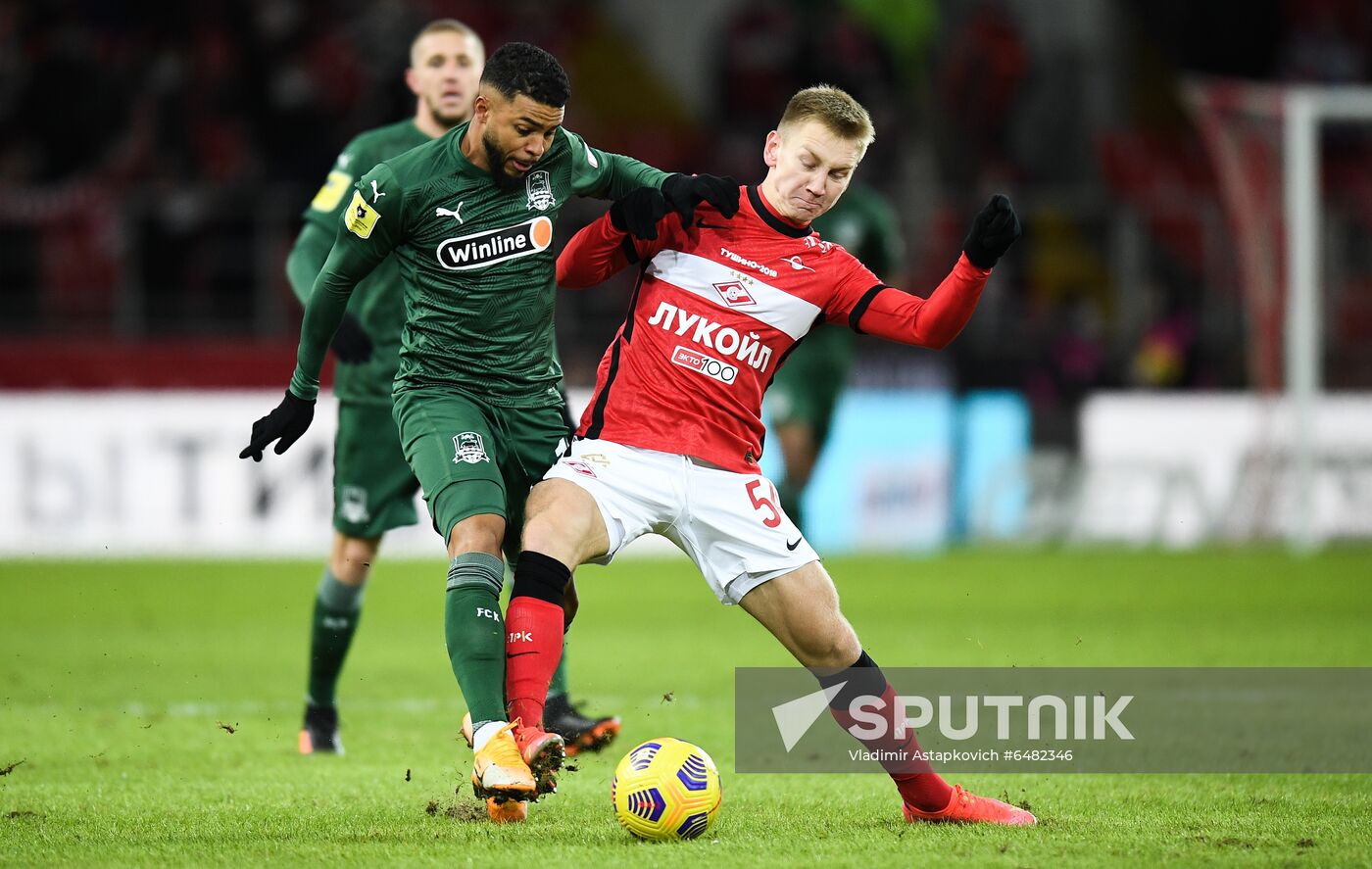 Russia Soccer Premier-League Spartak - Krasnodar