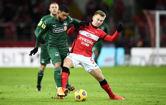 Russia Soccer Premier-League Spartak - Krasnodar