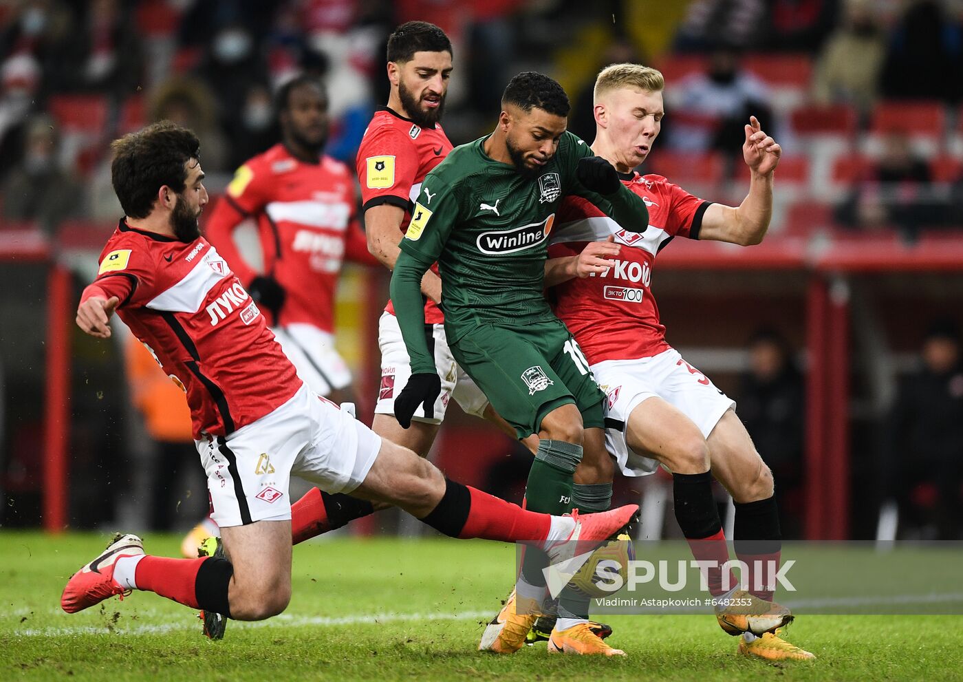 Russia Soccer Premier-League Spartak - Krasnodar