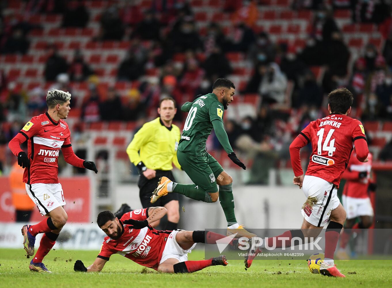 Russia Soccer Premier-League Spartak - Krasnodar