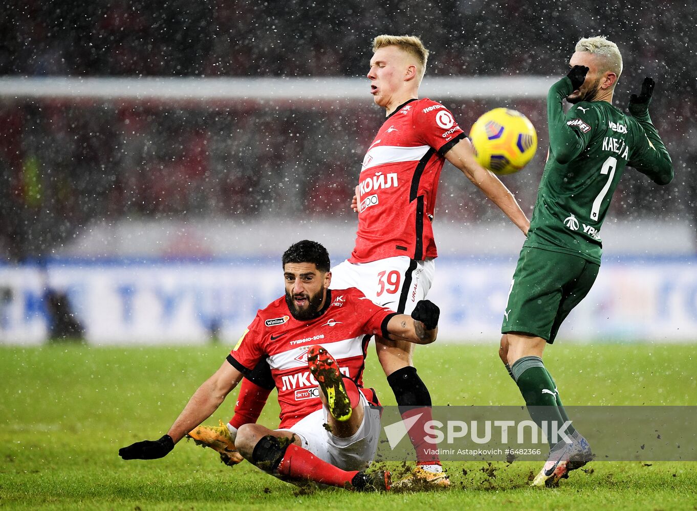 Russia Soccer Premier-League Spartak - Krasnodar
