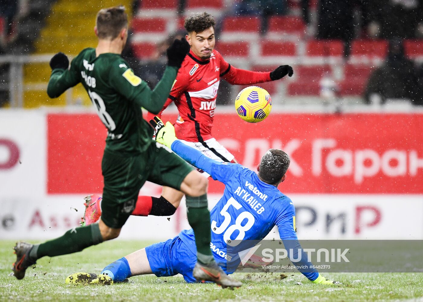 Russia Soccer Premier-League Spartak - Krasnodar