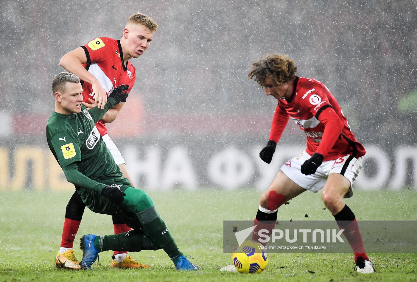 Russia Soccer Premier-League Spartak - Krasnodar