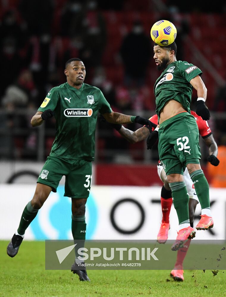 Russia Soccer Premier-League Spartak - Krasnodar