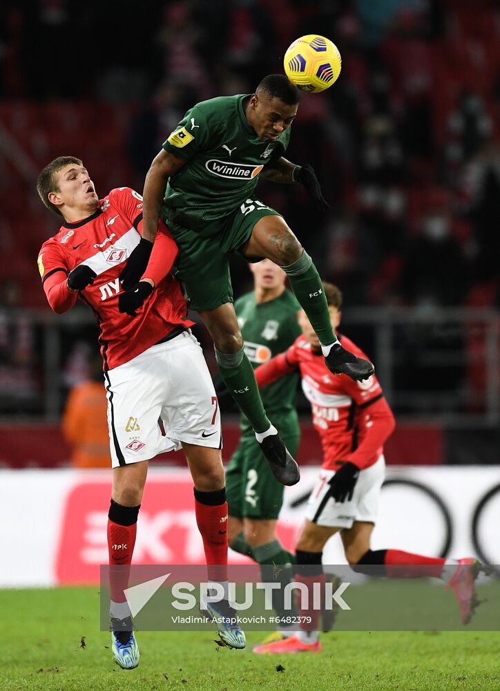 Russia Soccer Premier-League Spartak - Krasnodar