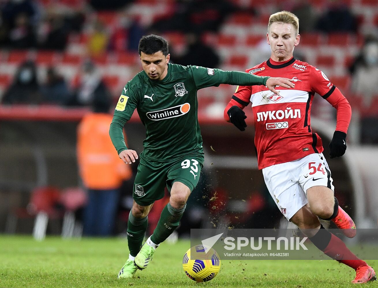 Russia Soccer Premier-League Spartak - Krasnodar