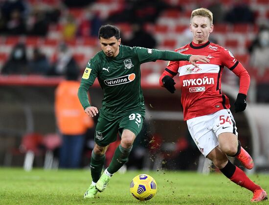 Russia Soccer Premier-League Spartak - Krasnodar