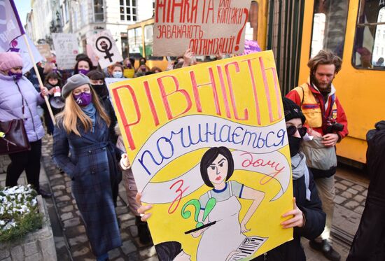 Worldwide Women's Day Marches