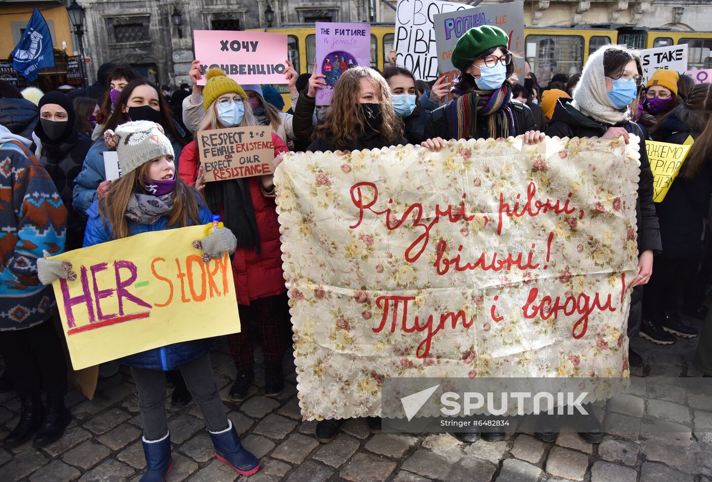 Worldwide Women's Day Marches