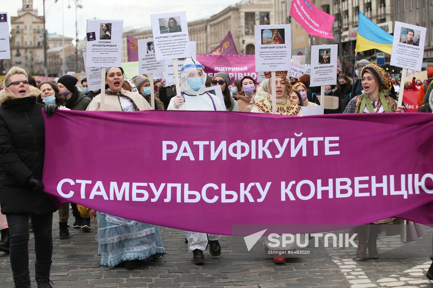 Worldwide Women's Day Marches