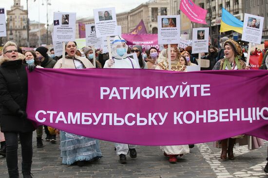 Worldwide Women's Day Marches