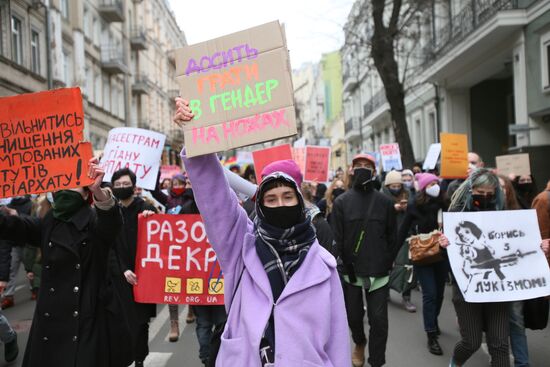 Worldwide Women's Day Marches