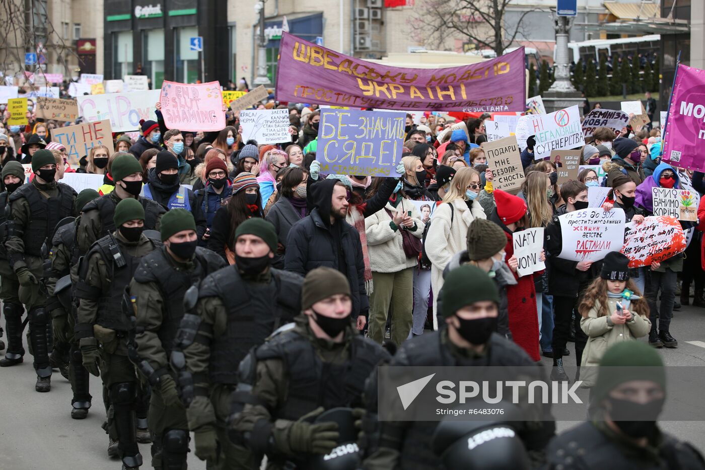 Worldwide Women's Day Marches
