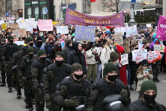 Worldwide Women's Day Marches