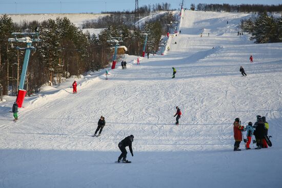 Nord Star alpine skiing facility in Murmansk