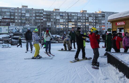 Nord Star alpine skiing facility in Murmansk