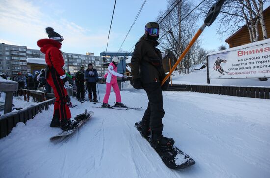 Nord Star alpine skiing facility in Murmansk