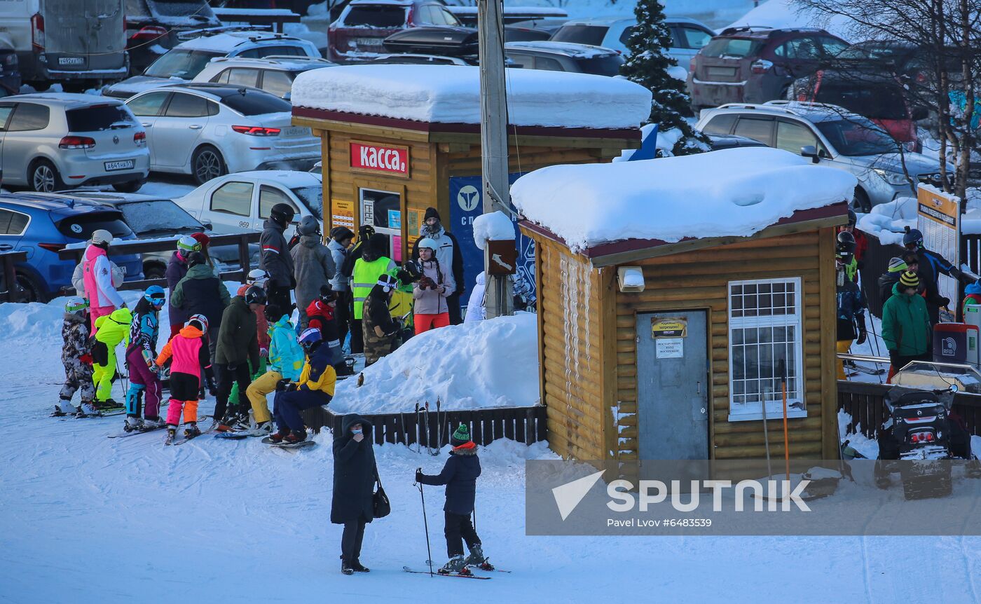 Nord Star alpine skiing facility in Murmansk