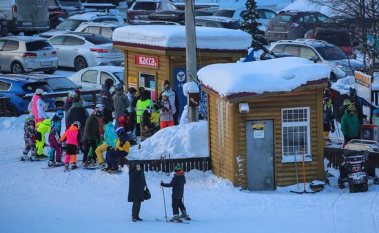 Nord Star alpine skiing facility in Murmansk