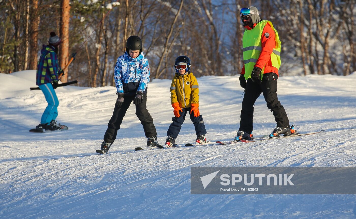 Nord Star alpine skiing facility in Murmansk