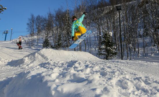 Nord Star alpine skiing facility in Murmansk