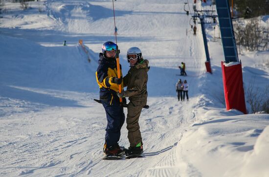 Nord Star alpine skiing facility in Murmansk